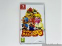 Nintendo Switch spel "Super Mario RPG" met Mario, Princess Peach, Bowser, Geno en Mallow. PEGI 7.