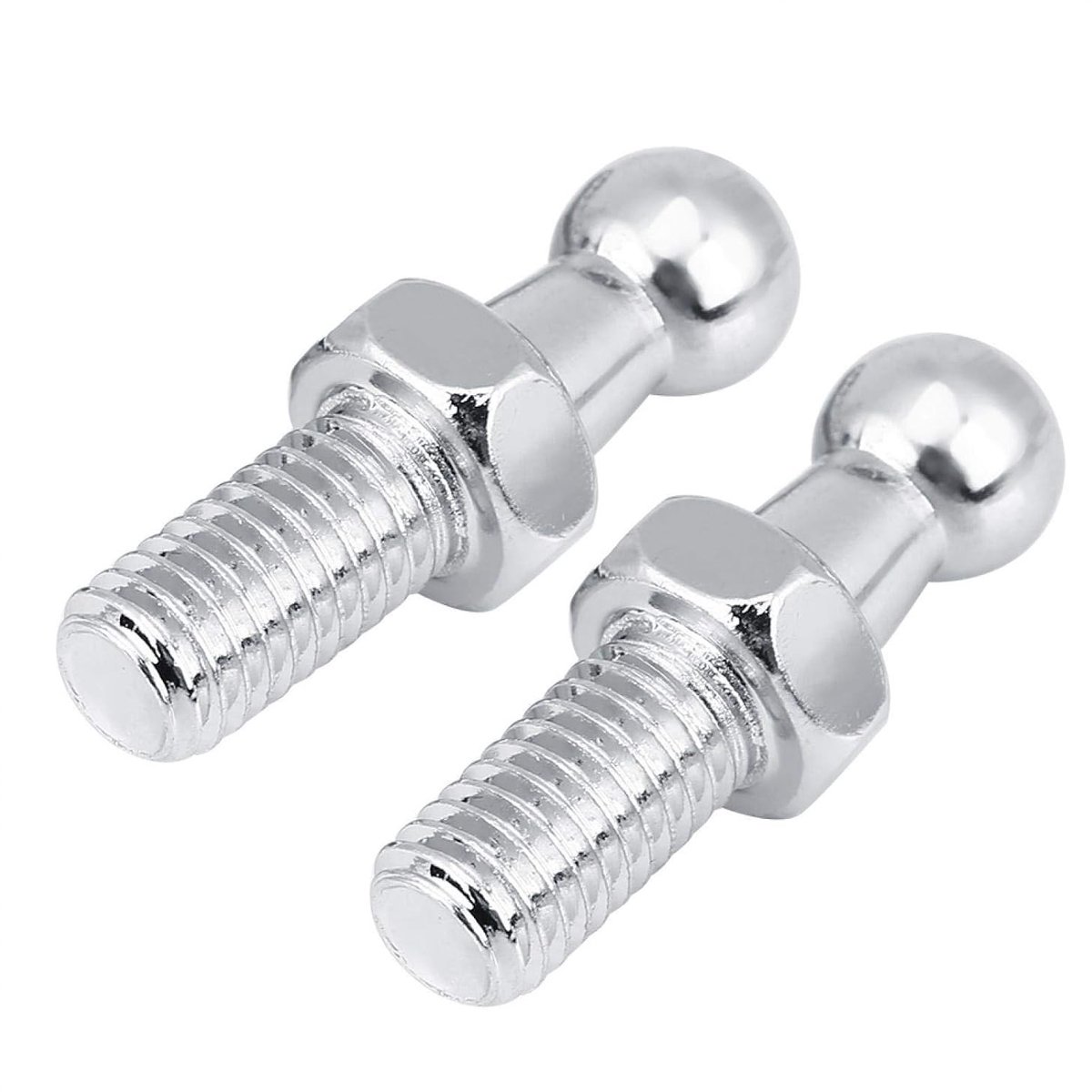 2 Stuks RVS Ball Bolt M8 voor Gasveren en Motorkap met Balhoofd - Duurzaam en Corrosiebestendig