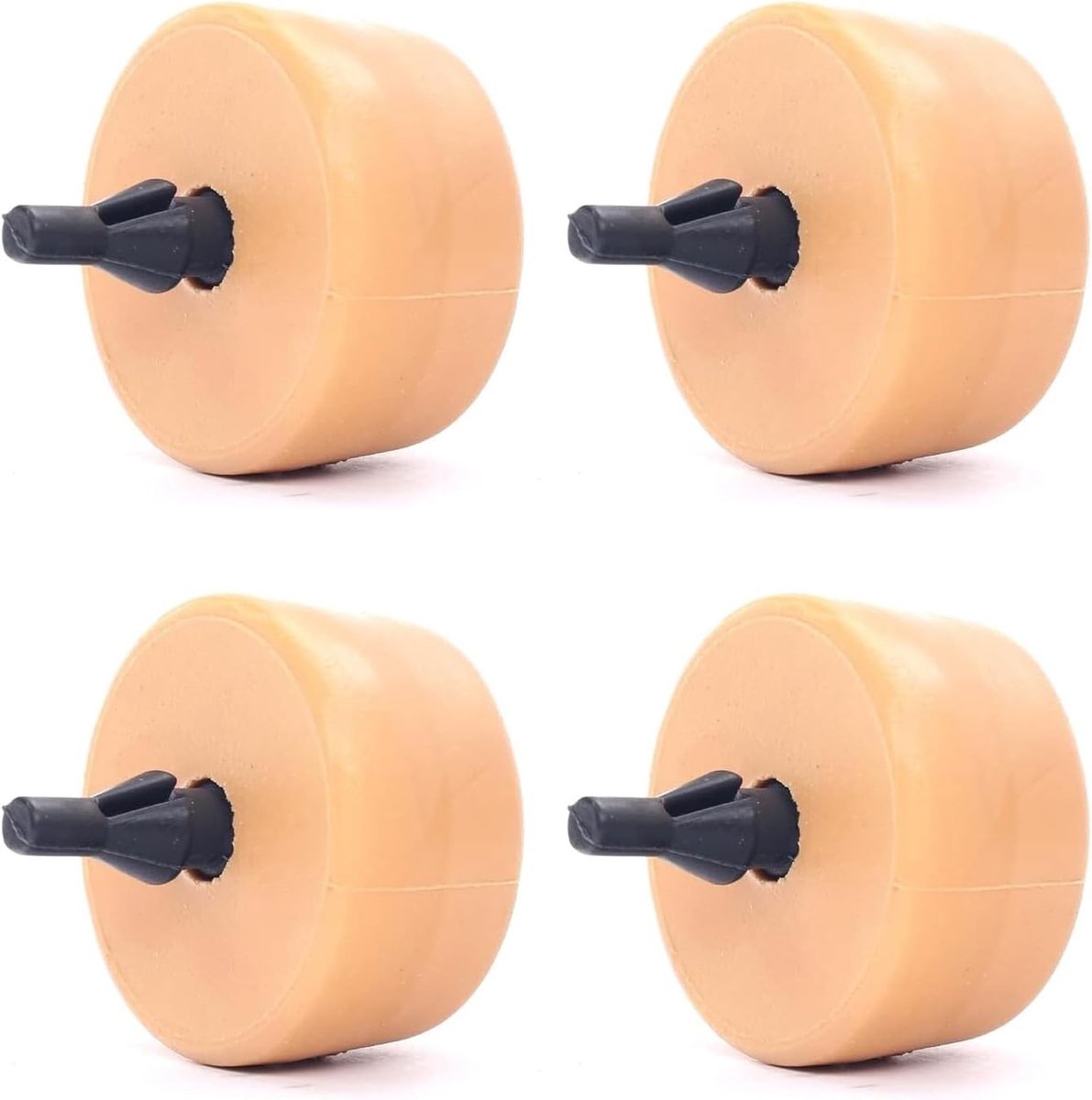 Stopbuffer voor Achterbladveren, Rubber Demper voor Bladveren, Geschikt voor Caddy 2K en 3 (2004-2015), Versterkte Schokabsorberende Oplossing voor Auto's
