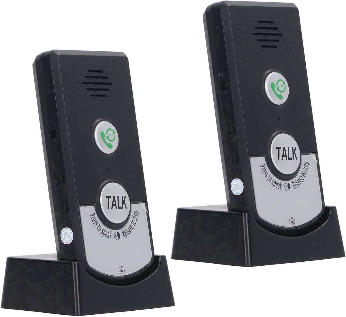 Draadloze 2-Weg Intercom met Lange Afstand, Eenvoudige Installatie, Waterdicht Systeem voor Thuis, Ziekenhuis en Kantoor, Ideaal voor Binnen en Buiten