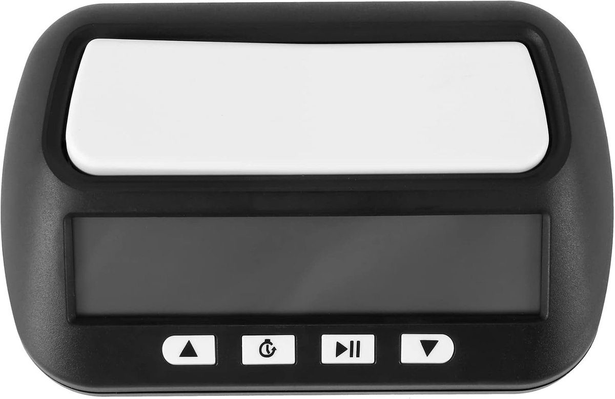 Digitale Schaakklok - Multifunctionele Professionele Timer voor Schaakspellen, Draagbaar en Betrouwbaar
