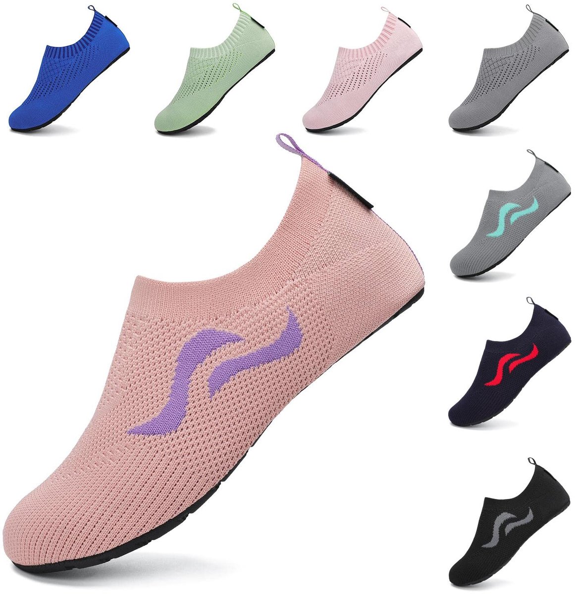 Badschoenen unisex 36/37 EU - sneldrogend - roze - ideaal voor watersport - ShopVlot