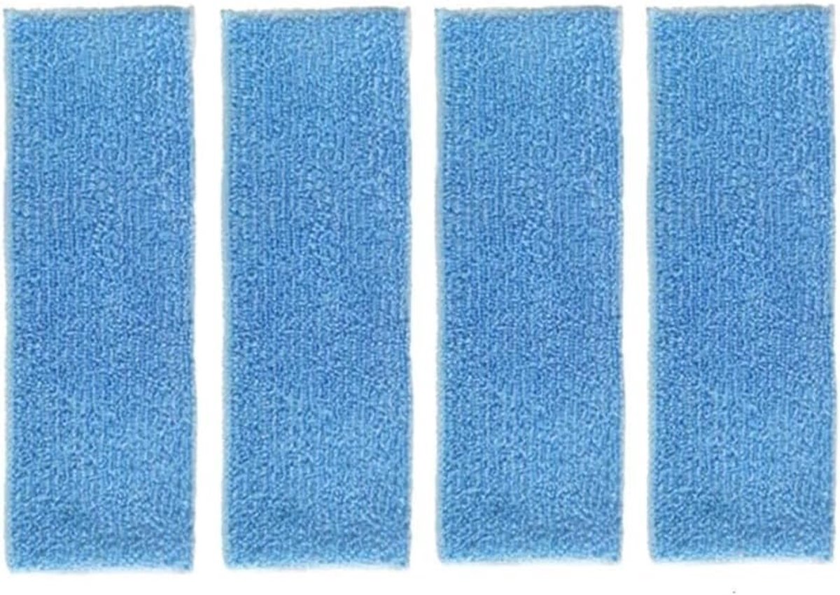 4 Stuks Wasbare Microvezel Mopdoeken voor Robotstofzuiger - Vervangaccessoires voor P10, P11 en U1 Modellen