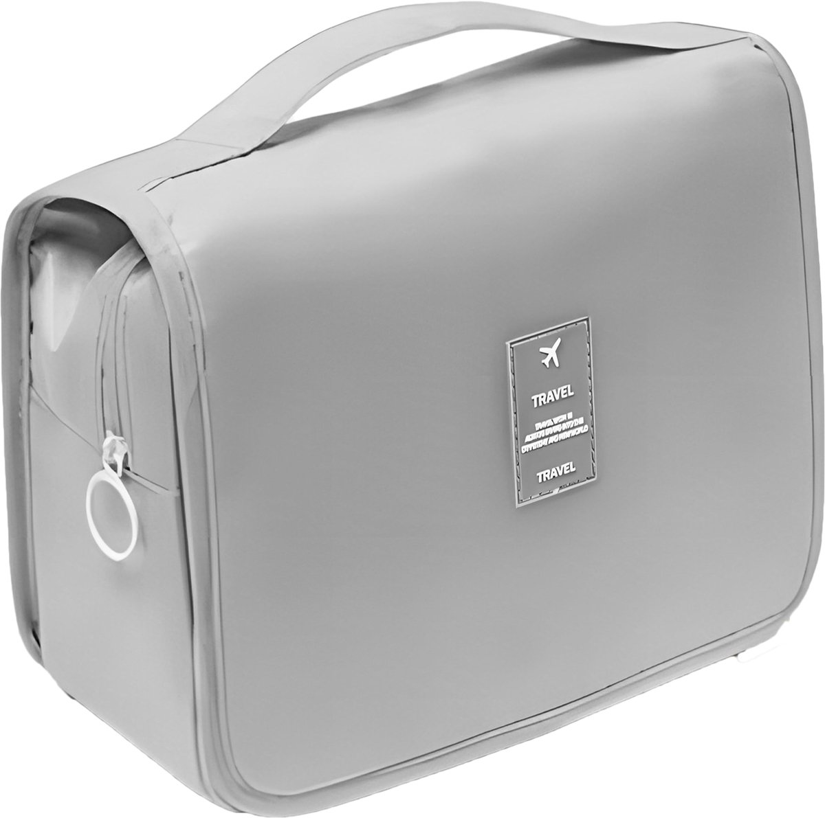 Toilettas 24 x 9,5 x 19 cm - reis-toilettas - ophangbaar - cosmetica-organizer voor dames - ShopVlot
