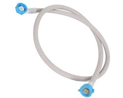 Wasmachine slang aanvoerslang 1,50 mtr.  3/4" recht - 3/4" haaks