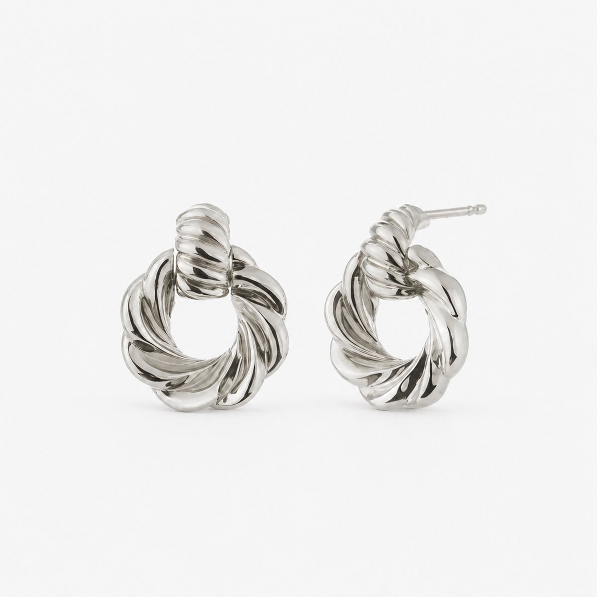 Veldy Oorbellen Dames - Oorbellen Dames Zilver - Zilverkleurige RVS Oorbellen - Stainless Steel Oorbellen - Dames Sieraden - Oorbellen - Zilver