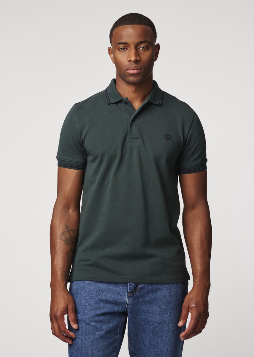 ANTWRP - Heren polo - Maat M - Mannen - Groen -