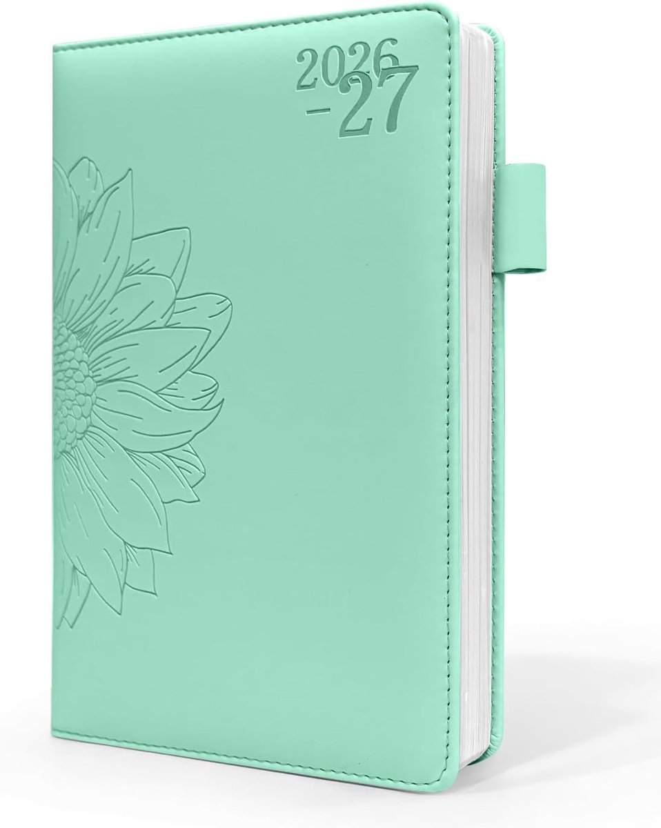 Weekly planner A5 - PU + papier - waterproof cover - ideale organisatie voor jouw week - ShopVlot