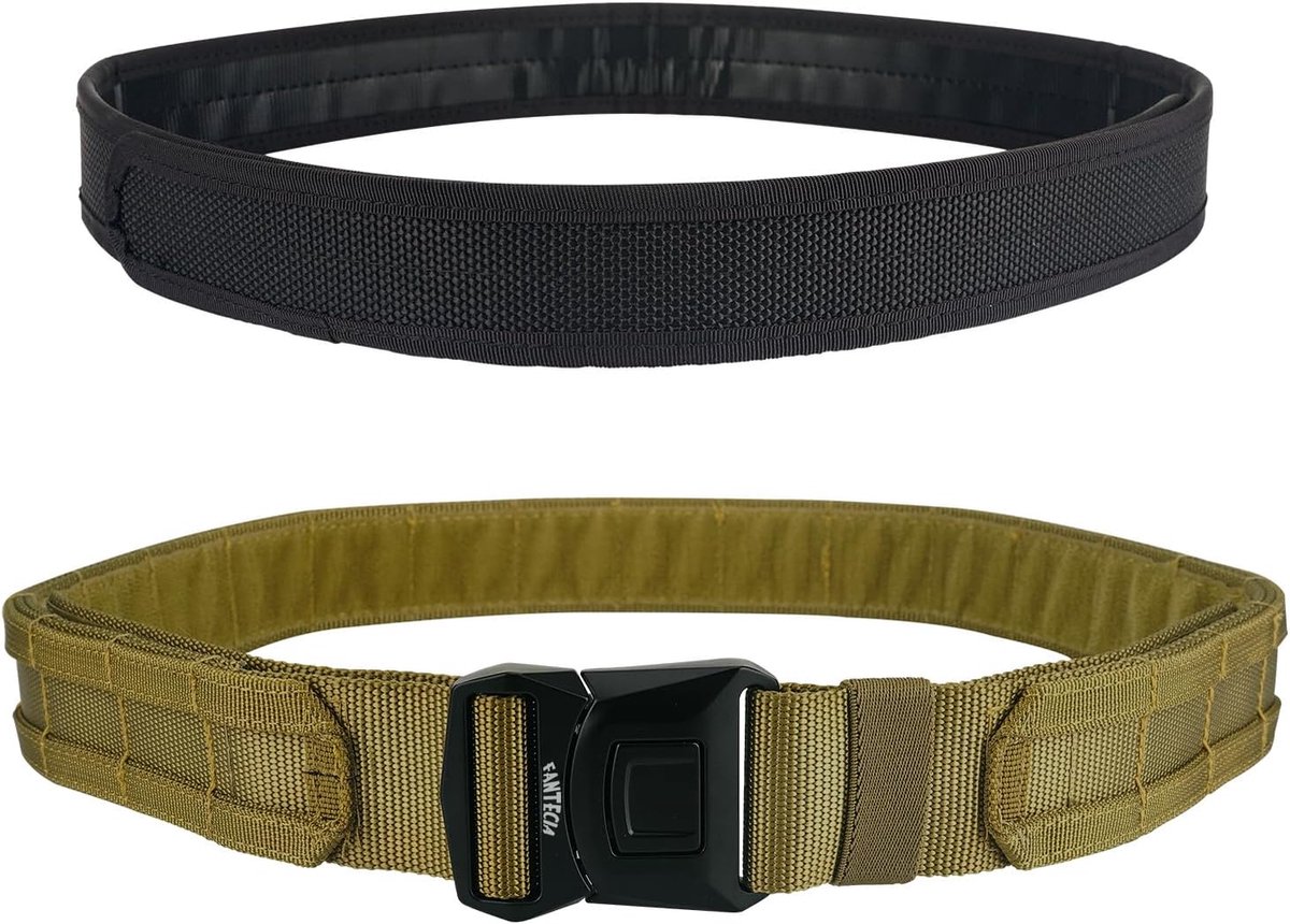 Tactical belt, quick release belt inside and outside 1.7 inches, nylon strap, suitable for work and combat - ShopVlot
