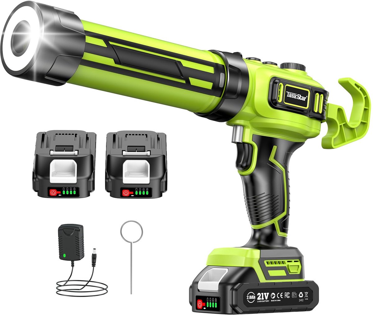 Elektrisch kitpistool 10-10 oz - compatibel met Makita 18V batterij - krachtig en gebruiksvriendelijk - ShopVlot