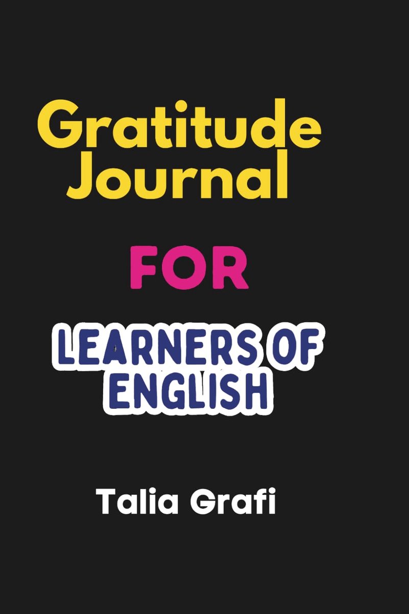 Gratitude Journal For Learners of English. - ShopVlot