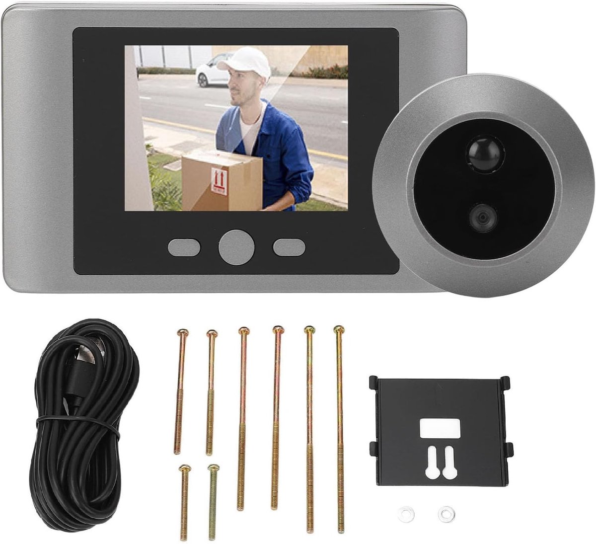 Digitale Deurviewer met PIR Bewegingsdetectie en Nachtkijkfunctie - 2.8 Inch LCD Camera