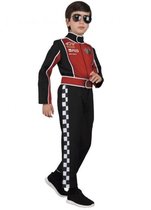 Joya Kids® Formule 1 Coureur Verkleedpak Jongen | F1 Racer Kostuum Kind Jongens | Race Coureur Pak | Racing Jumpsuit met Riem | Formule 1 Verkleedkleding | Carnaval & Themafeest | Maat L