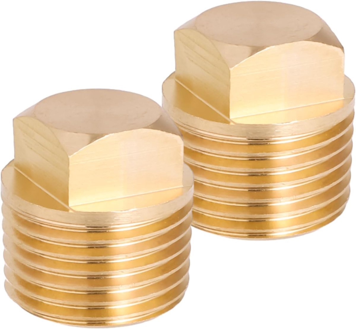 Set van 2 Garboard Afvoertaps van Messing, 1.2cm NPT, Geschikt voor Diverse Bootmerken en Modellen