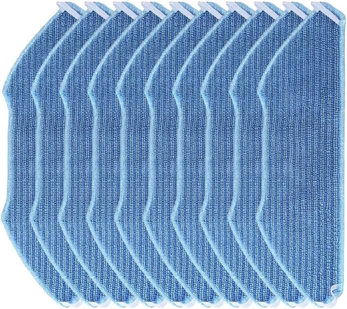 Herbruikbare wasbare dweildoek kit voor robotstofzuigers - microvezel vloerreinigingspads, vervangende accessoires, duurzame reiniging (verpakking van 10 stuks)