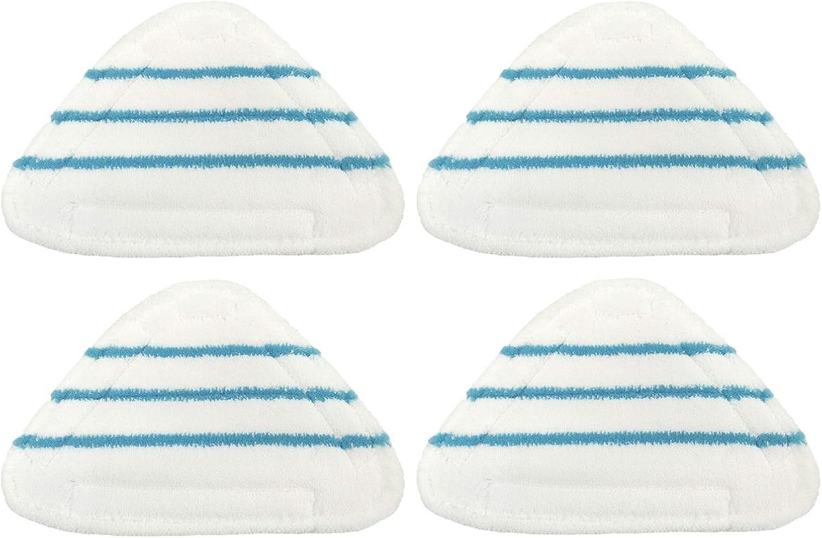 Set van 4 Microvezeldoeken voor Stoomreiniger 29 x 20 cm, Effectieve Reiniging van Harde Vloeren, Wasbare Accessoires voor Stoomreinigers