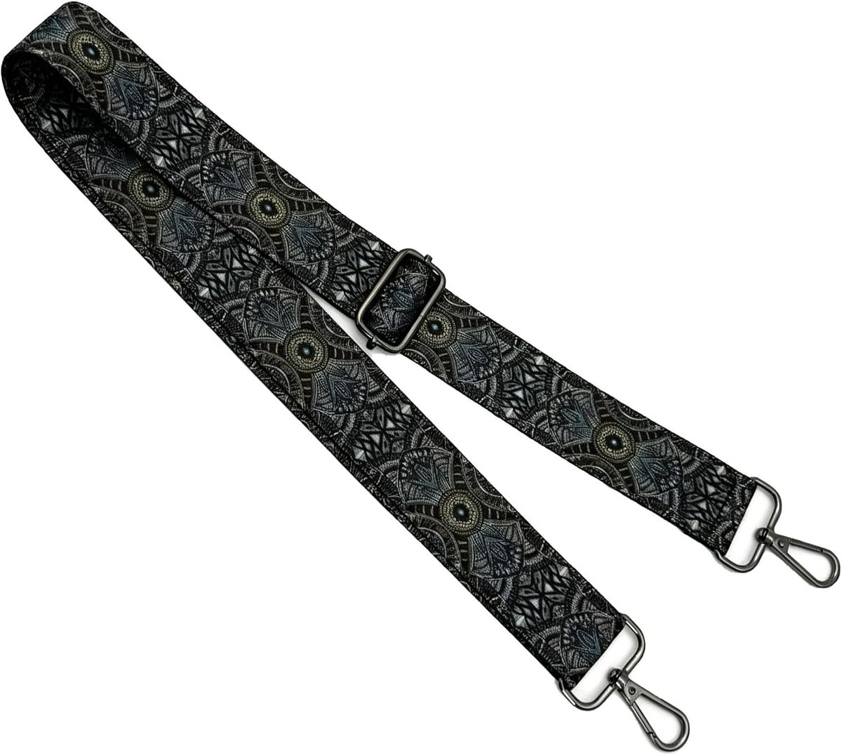 Verstelbare schouderriem 3,8 cm x 80-140 cm, kleurrijke tasriem voor handtassen en DIY-projecten, stevige en comfortabele draagriem (blauw)