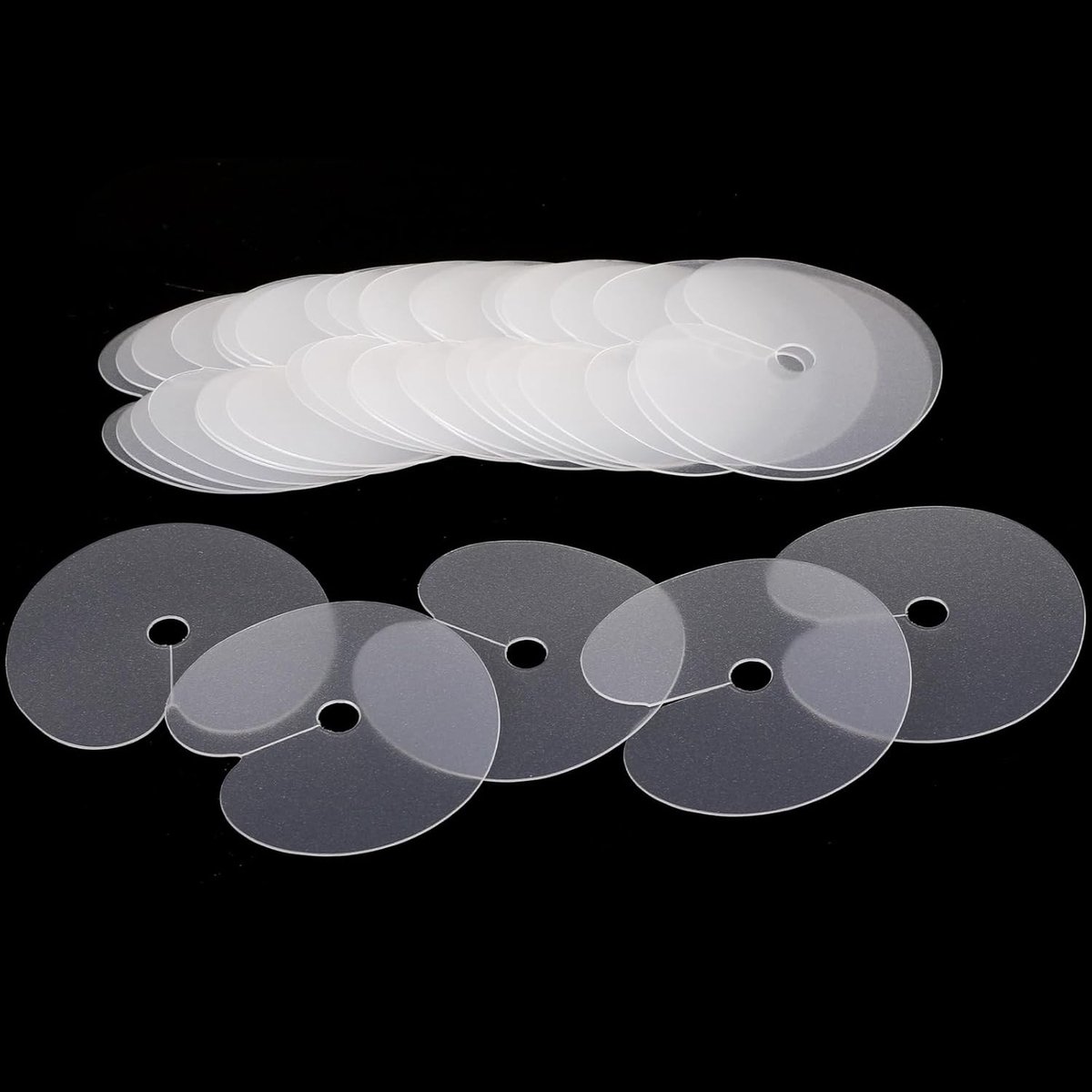 25 Stuks Haarverlenging Sjablonen voor Keratine Toepassing, U-Tip Verbinding en Bescherming van Haarextensions
