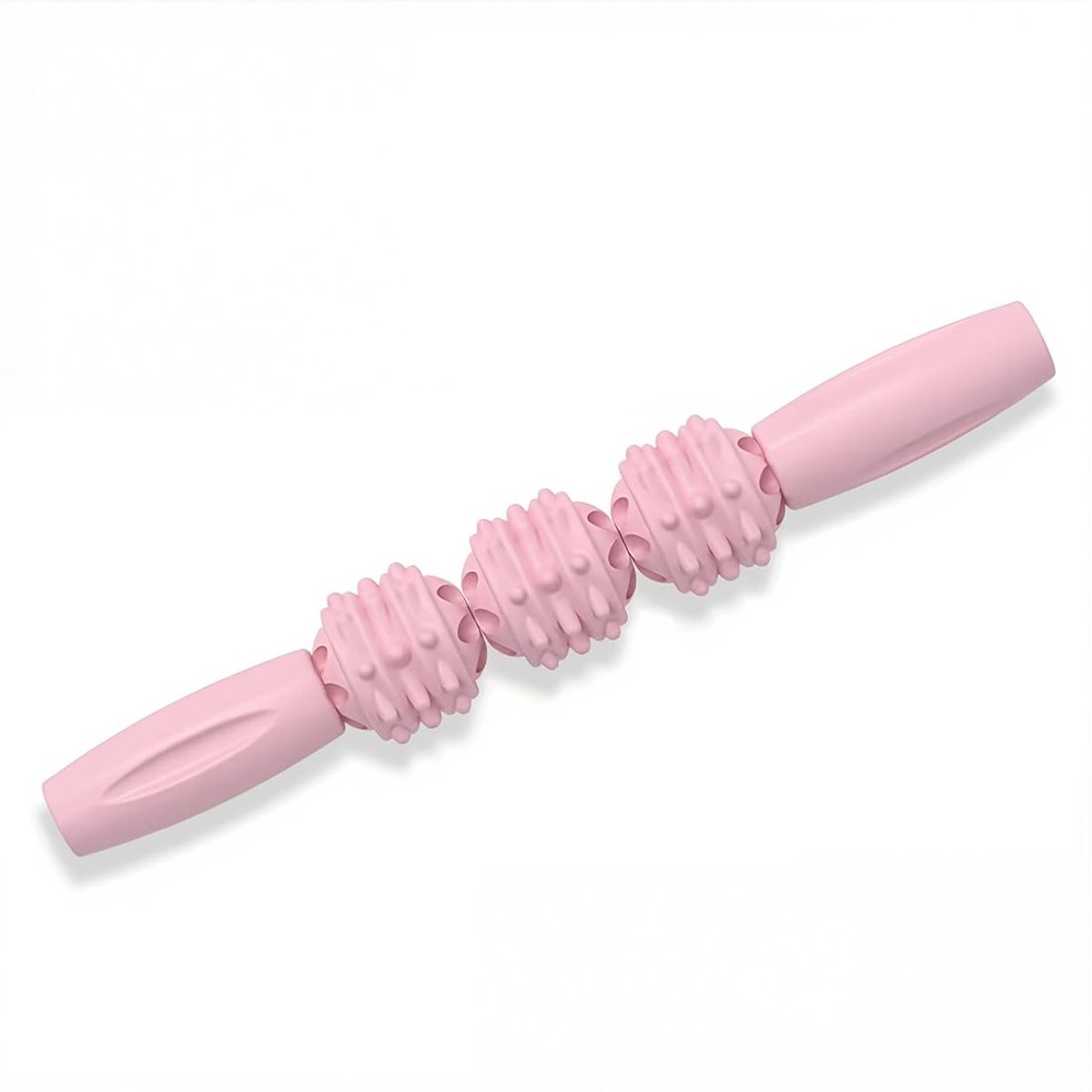 Spiermassageroller - roze schuimcilinder - voor pijnverlichting - ideaal voor spierontspanning - ShopVlot