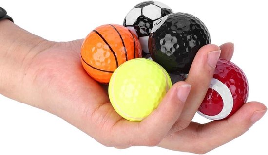 Mini Golfballen voor Competitietraining - Lichtgewicht, Heldere Kleuren, 6 Stuks voor Verbetering van Golfvaardigheden van MINI — afbeelding 2