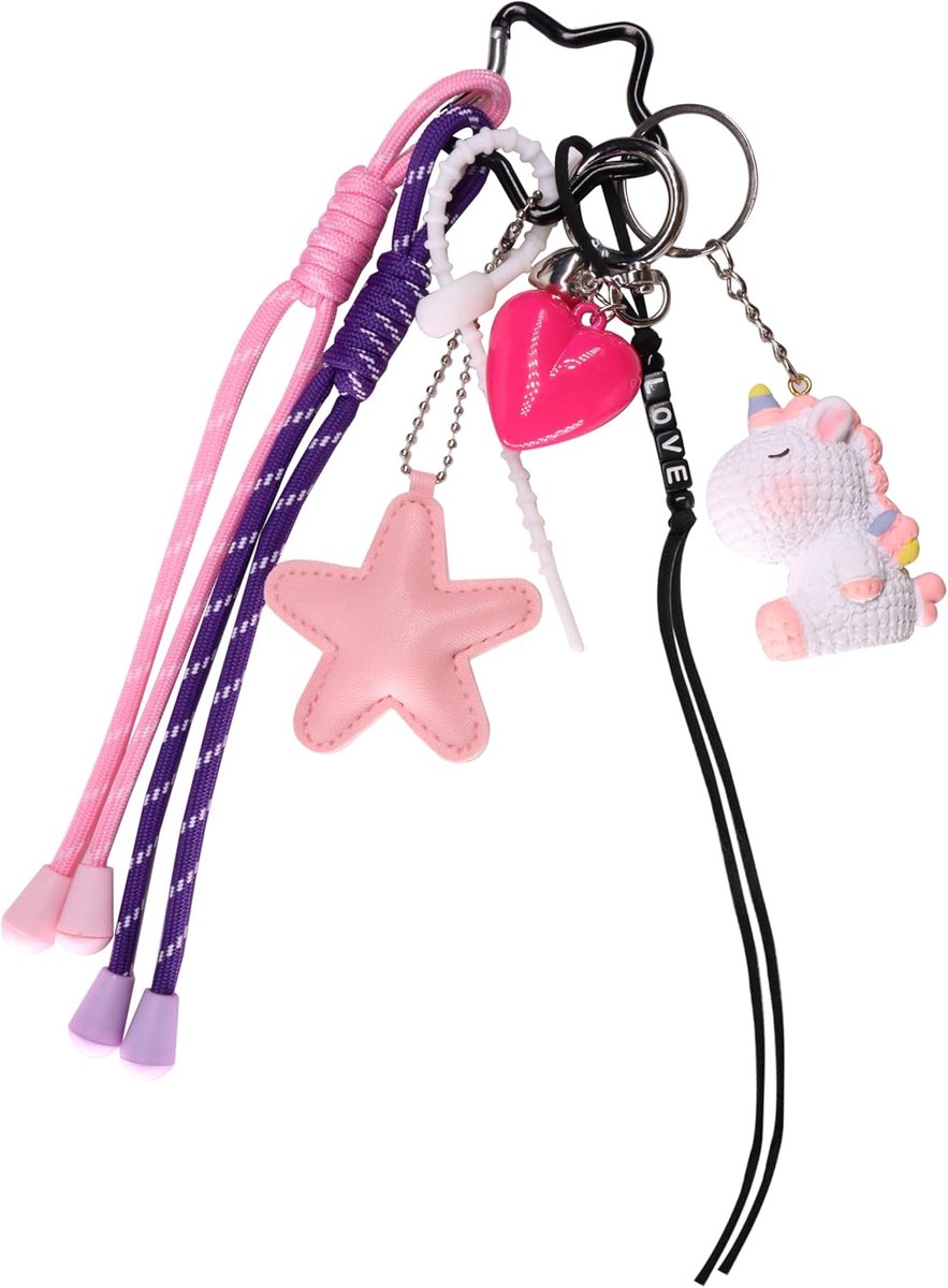 Thijox - Handtas Accessoires Tas Hanger voor Vrouwen Dames Charm Sleutelhanger Sporttas Rugzak Schooltas Polyester Blauw Verjaardagscadeau Meisjes
