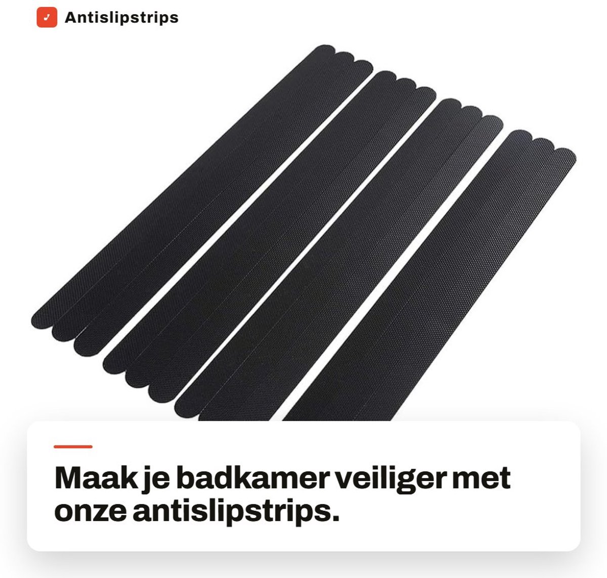 Inovra- Antislipstrips Veiligheid - Antislipstrip - Zelfklevende Stickers - Douche Stickers - Badstickers - 12 Stuks 14,96 x 0,78 Inch