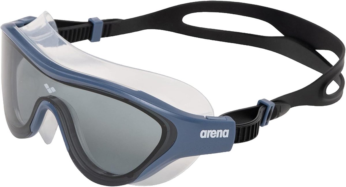 Thijox - Uniseks Volwassenen Zwembril - ARENA The One Mask - Perfect voor Zwemmen, Duiken, en Wateractiviteiten - Zwart - 1-Pack
