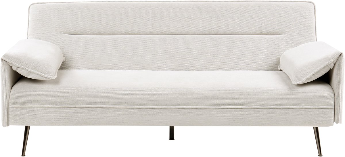 VAYLA - Slaapbank - Gebroken wit - Polyester