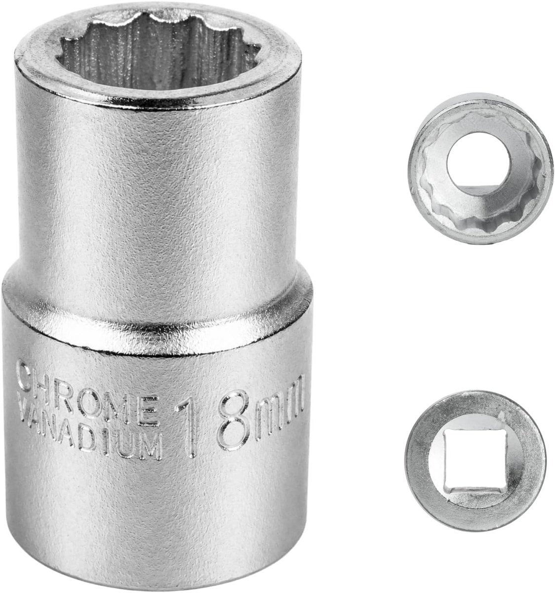 Dopsleutel 3/4 inch 12-kant 18 mm voor CR-MO, duurzame en sterke sleutelhanger voor professioneel gebruik