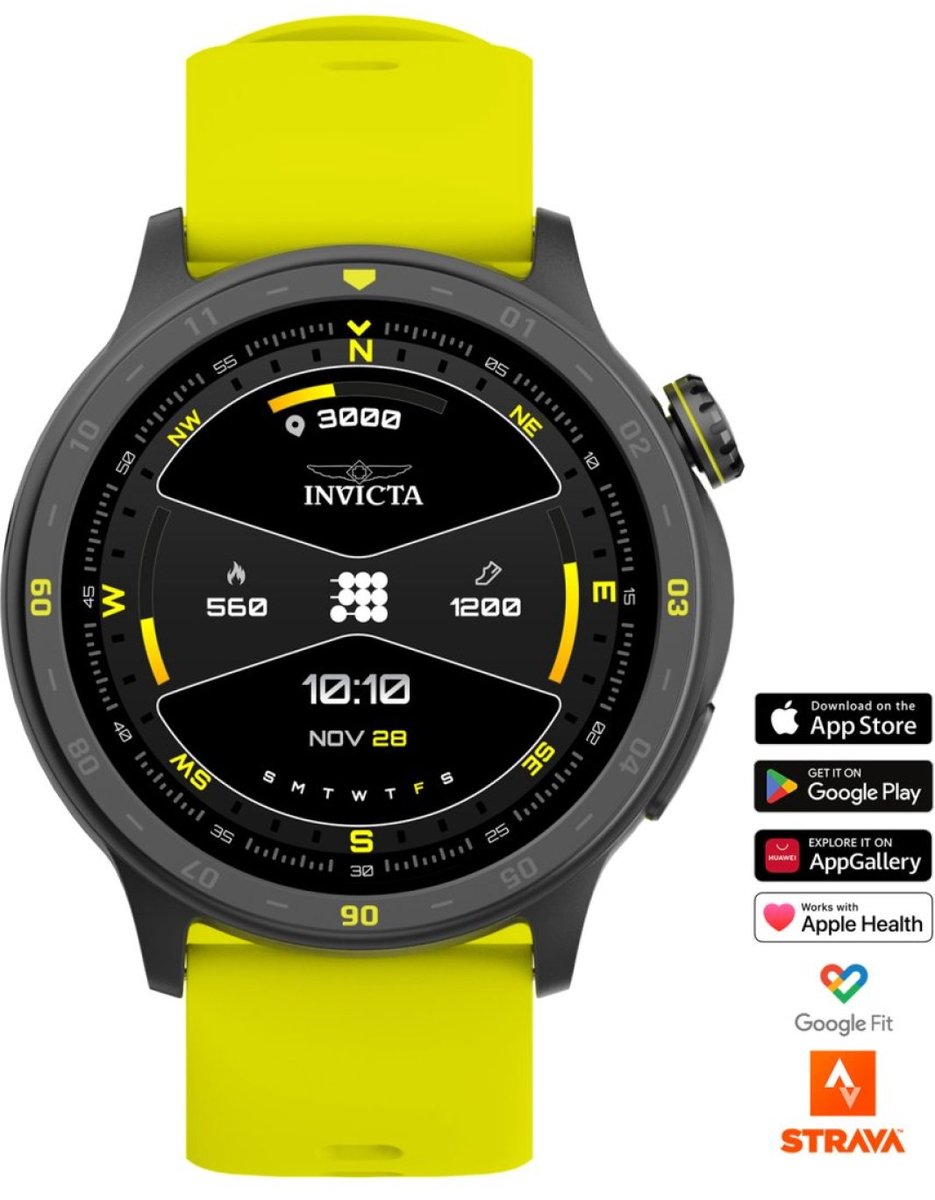 Invicta I-Tech 2 ITECH-002 Heren Smartwatch - 45 mm