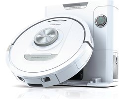 Shark PowerDetect Robotstofzuiger met Leeg/Laadstation - Uitgebreide 360° Laser Navigatie - Met App en Anti-Geurtechnologie - Voor Huisdieren - AV2820VEEUWH