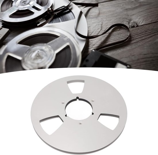 Lege 1/4 Inch Tape Reel met Drie Gaten voor Tape Recorders - Aluminium Accessoire voor Geluidsopname en Audioproductie — afbeelding 5