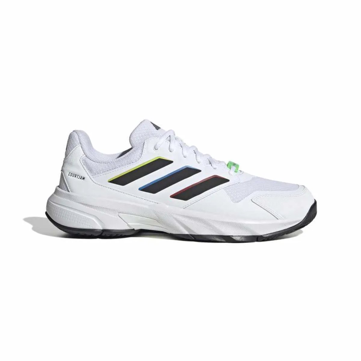 Adidas Courtjam Control 3 Padelschoenen Man Wit
