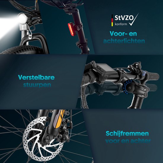 Fafrees F28 MT E-MTB 27.5" 250W 36V14.5Ah - Elektrische stads- en mountainbike - Uniseks - 21 versnellingen - IPX4 waterbestendig van FAFREES — afbeelding 3