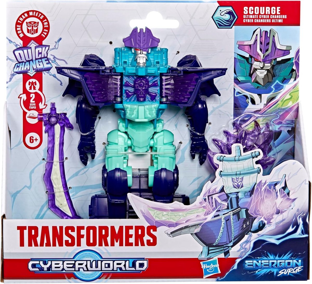 Transformers Cyberworld Ultimate Cyber Changers Scourge