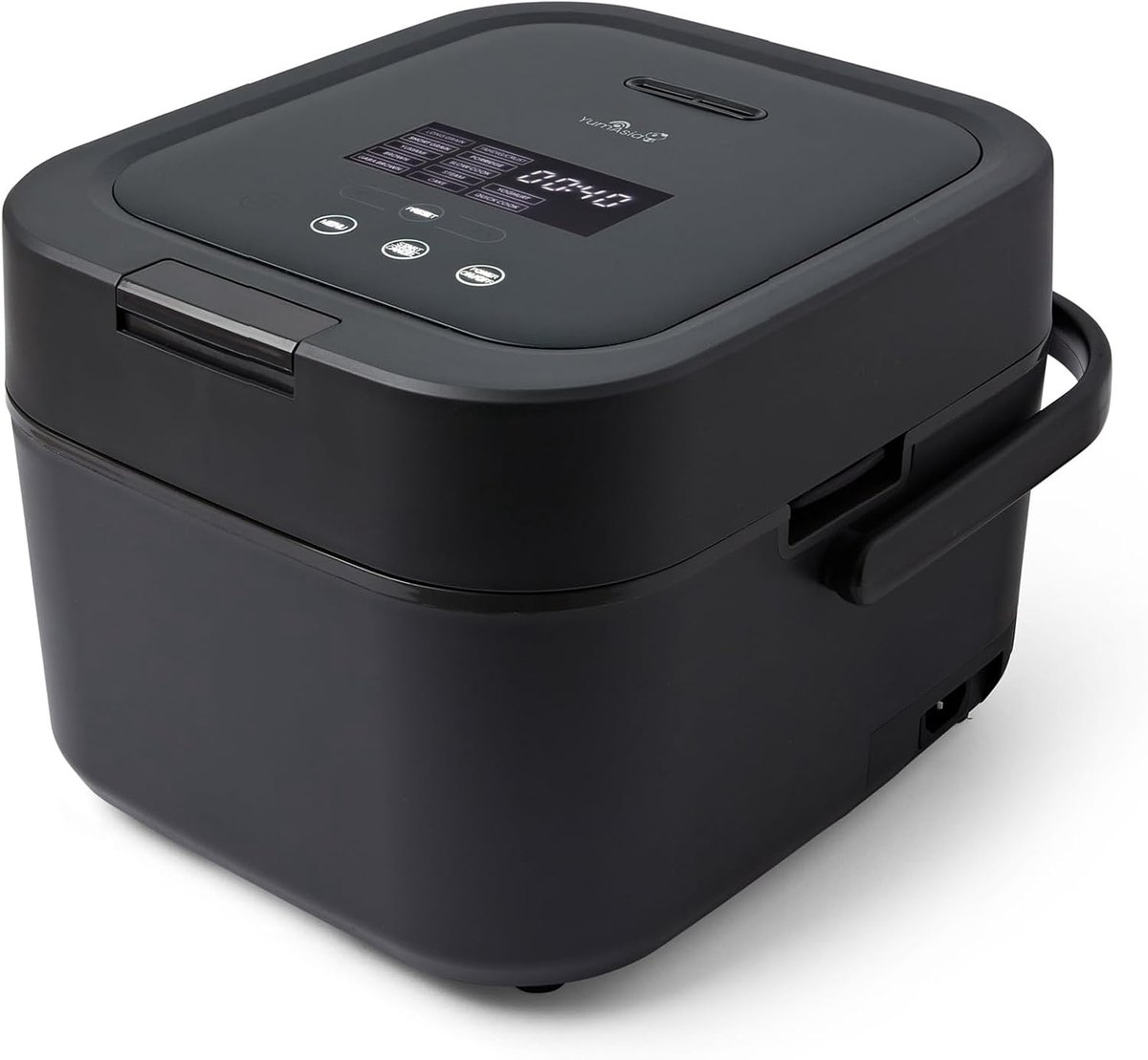 Rijstkoker met Inductieverwarming IH – Keramische Binnenpan – 12 Kookprogramma's – Warmhoudfunctie – 0,54 Liter – LED Display