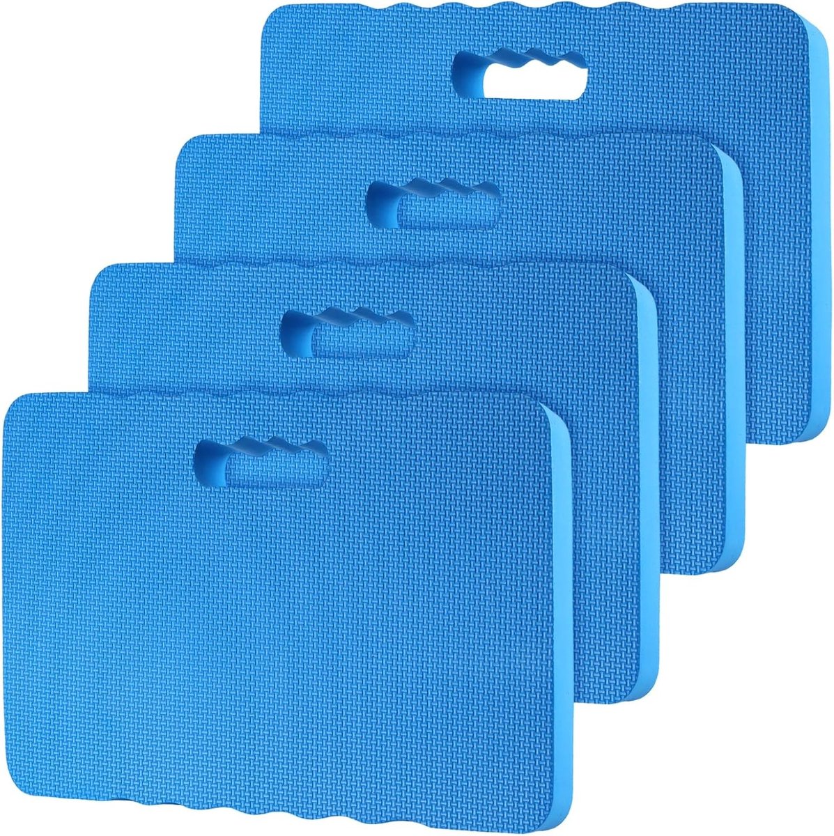 Zachte knielmatten van EVA-schuim voor tuinieren, yoga en kluswerk - Set van 4 stuks, 43x28 cm