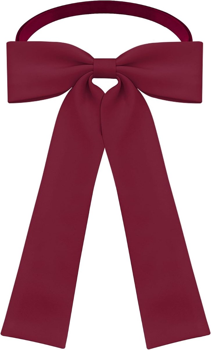 Verstelbare Voorgevormde Strikjes voor Dames in Effen Kleuren - Perfect voor Feestjes en Speciale Gelegenheden