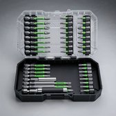 Motools Bitset Professional 41-Delig - All-in-1 Schroefbits Set met Magnetische Bithouder en Luxe Opbergkoffer - Groen