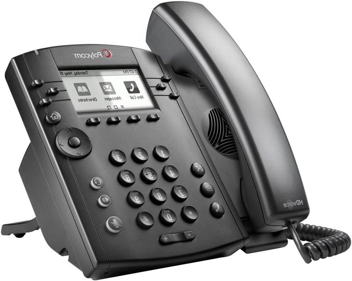 IP Bureau Telefoon - Zakelijk Media Toestel - Productieve Gesprekken - Ongeëvenaarde Spraakhelderheid - 208 x 104 Pixel - Zwart