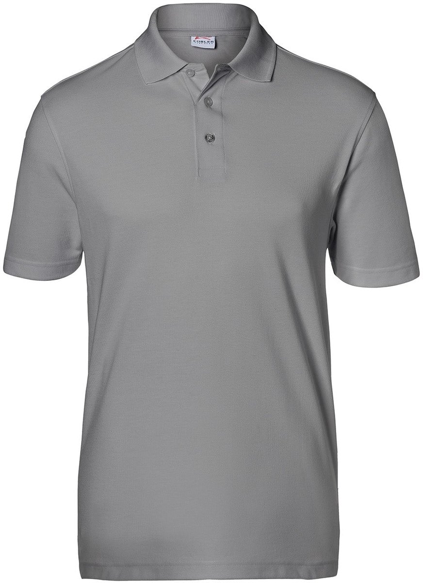 KÜBLER 51266239 Korte mouw Werkpolo HEREN Middengrijs - Oeko Tex - 200 g/m²
