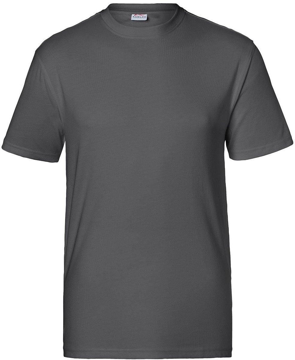 KÜBLER 51246238 Korte Mouw Werk T-shirt HEREN Antraciet - Krasvrij - OEKO TEX - 160 g/m²