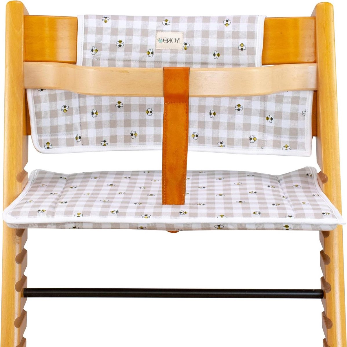 Kinderstoel Kussen - Stoelbekleding - Comfortabel Zitten - Ademend Katoen - 250 Grams - Vichy