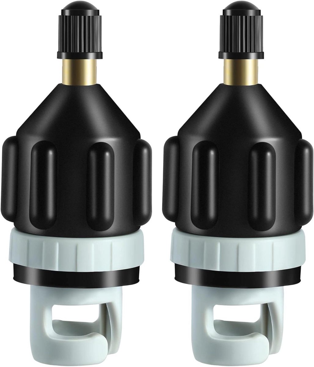 Boot SUP Pomp Adapter - Luchtpomp Klep - Watersport Accessoire - Standaard Schrader - 3.54 x 2.28 inch - Zwart