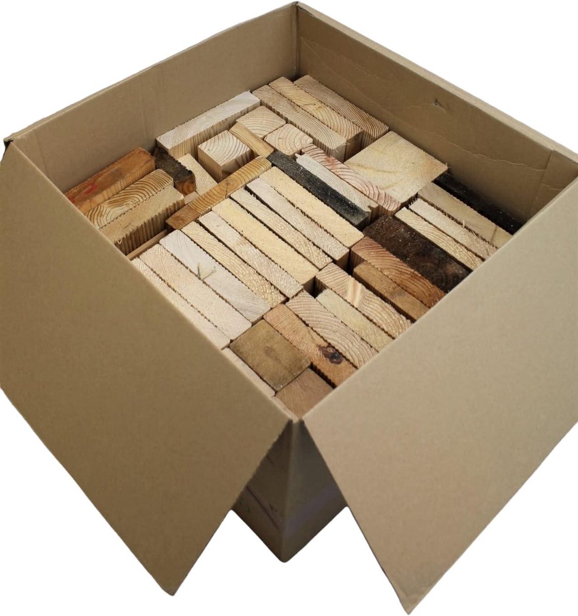 Brandhout Naaldhout - Droog Ovenklaar - Open Haard Gebruik - Stofvrij Verpakt - 20 kg - Niet Van Toepassing