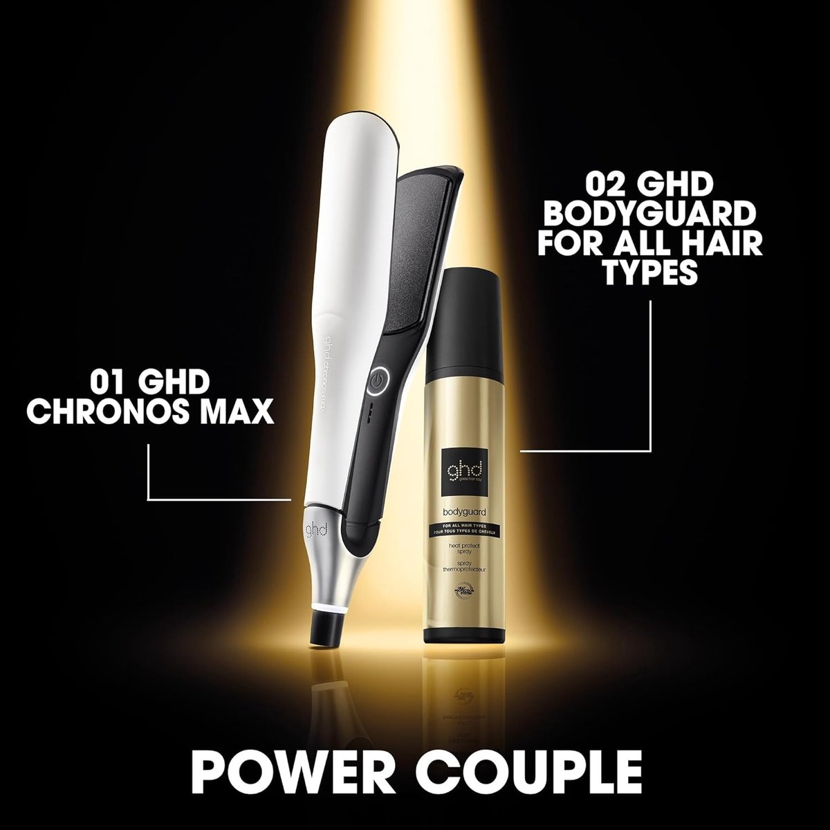 Thijox - Professionele Stijltang met Bredere Platen - GHD Chronos Max - 85% Bredere Stylingplaten - Snelle Haarstylingsoplossing voor Lang, Dik en Kru thumbnail 6
