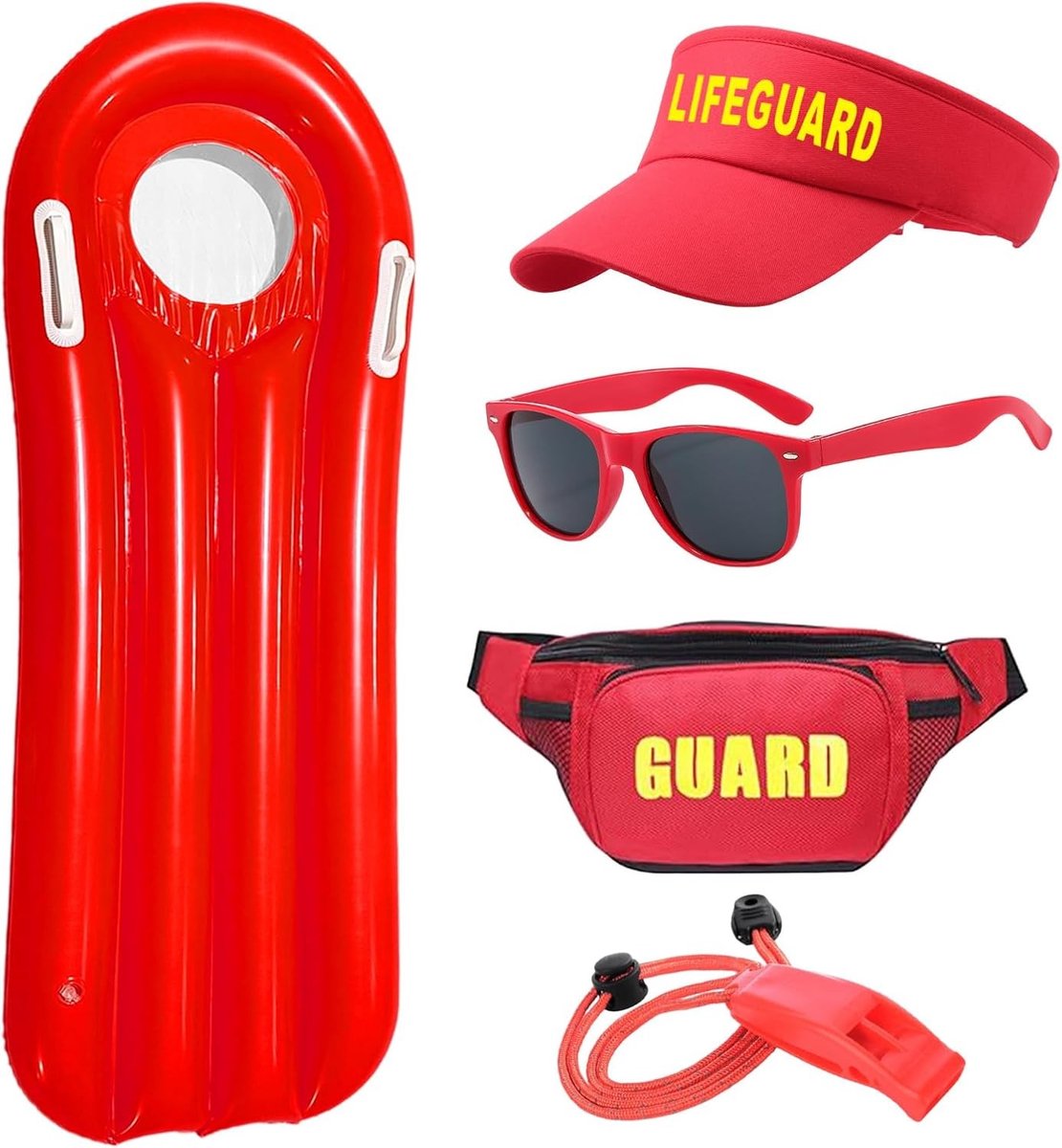 Volwassen Lifeguard Kostuum voor Cosplay en Feestjes - Perfect voor Carnaval en Themapartijen