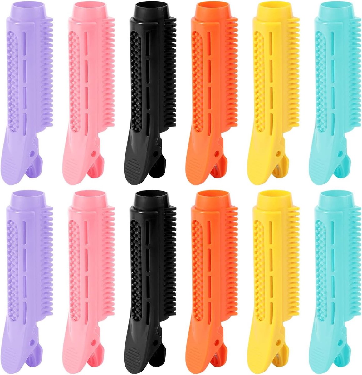 12 Stuks Volumizer Haarclips voor Directe Haardikte, Kleurige Fluffy Haarwortel Lift Clips, Upgrade Haarstyling Tools voor Dames en Meisjes met Krullend en Dun Haar