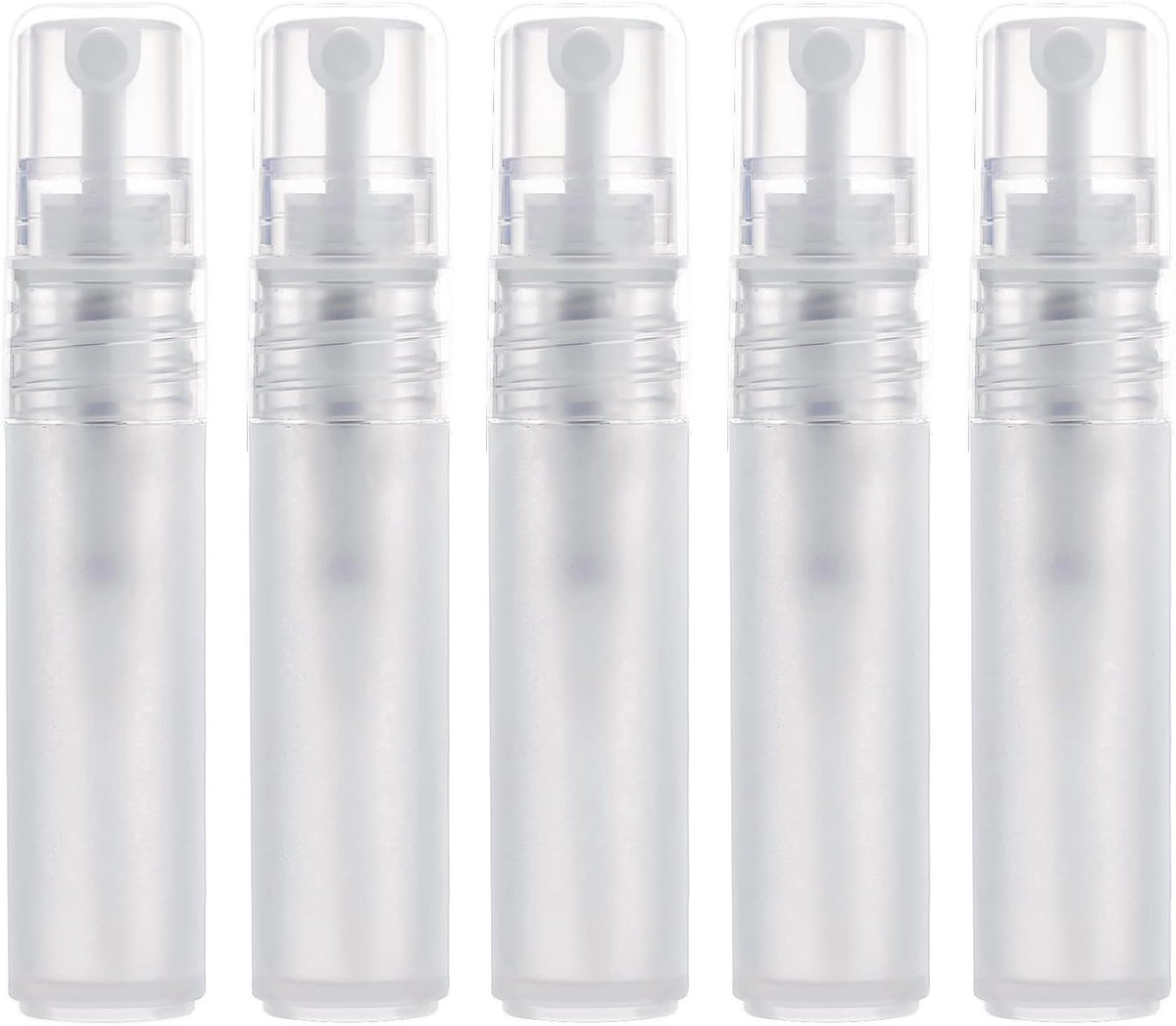 Set van 5 hervulbare parfum verstuivers voor op reis - lege spuitflessen voor gezicht, haar en planten - 5 ml