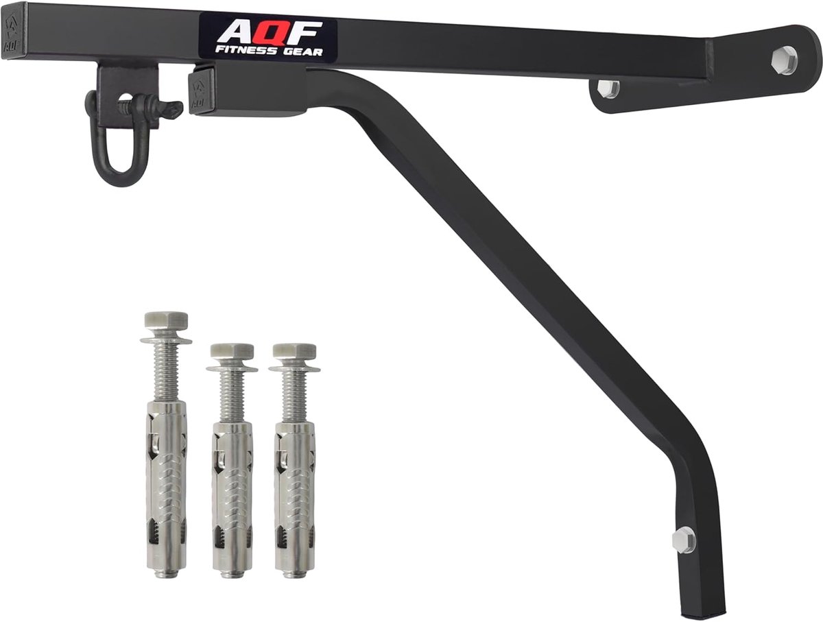 Thijox - Heavy Duty Bokszak Muurbeugel Stalen Mount - Stevige Bevestiging voor Bokszakken met D-Shackle Swivel - Ideaal voor MMA, Muay Thai, Thuis Gym